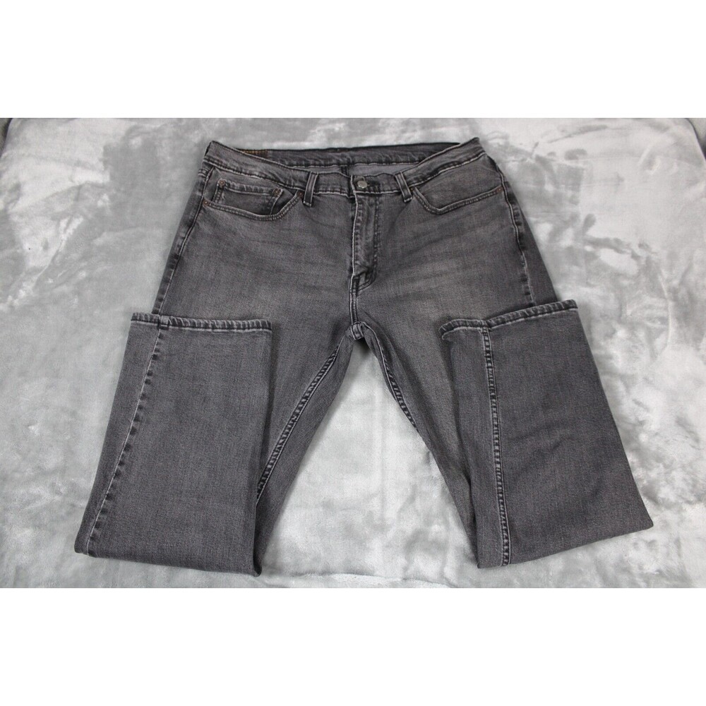 Levi's 514 Straight Leg  Black Vintage Men's Size 36/30 - Picture 4 of 8